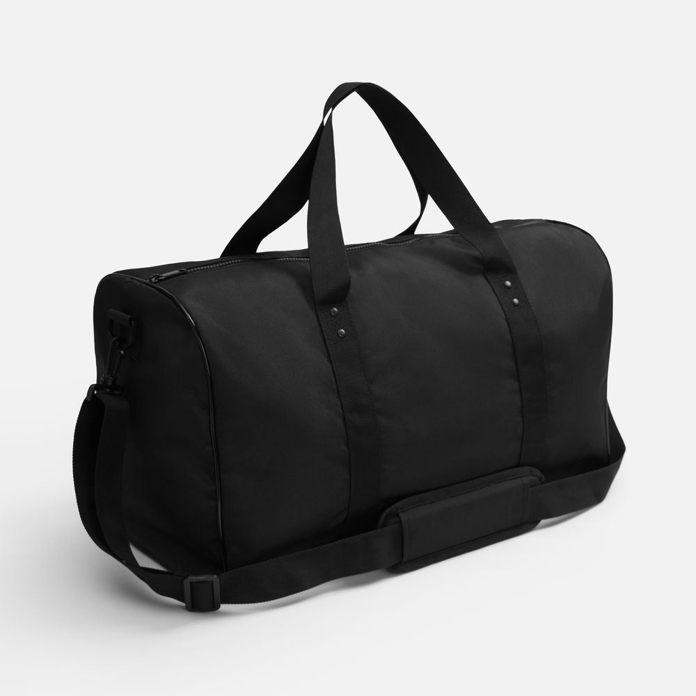 Спортивная сумка Ribeiro, черная с логотипом