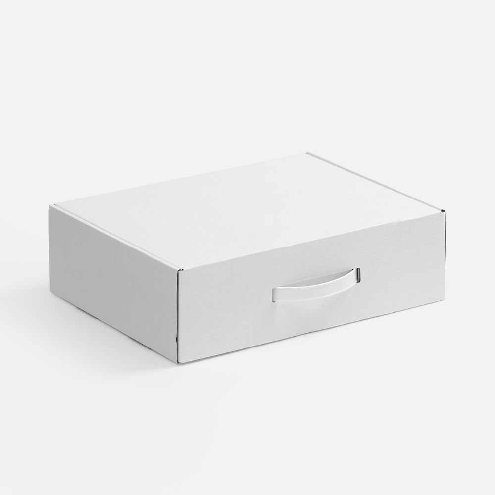 Коробка Light Case, ver.2, белая с логотипом