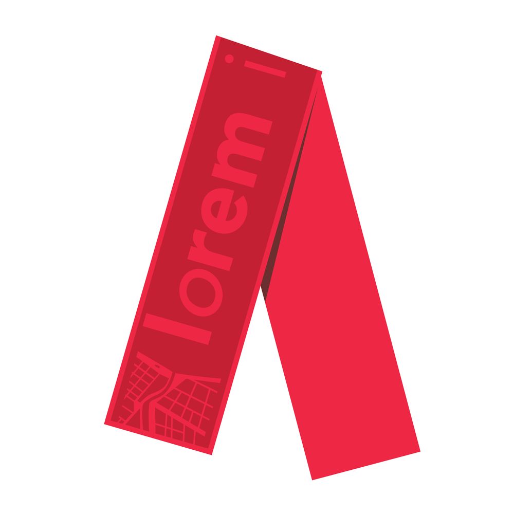 Шарф на заказ Pluche Grand, XXL, акрил с логотипом