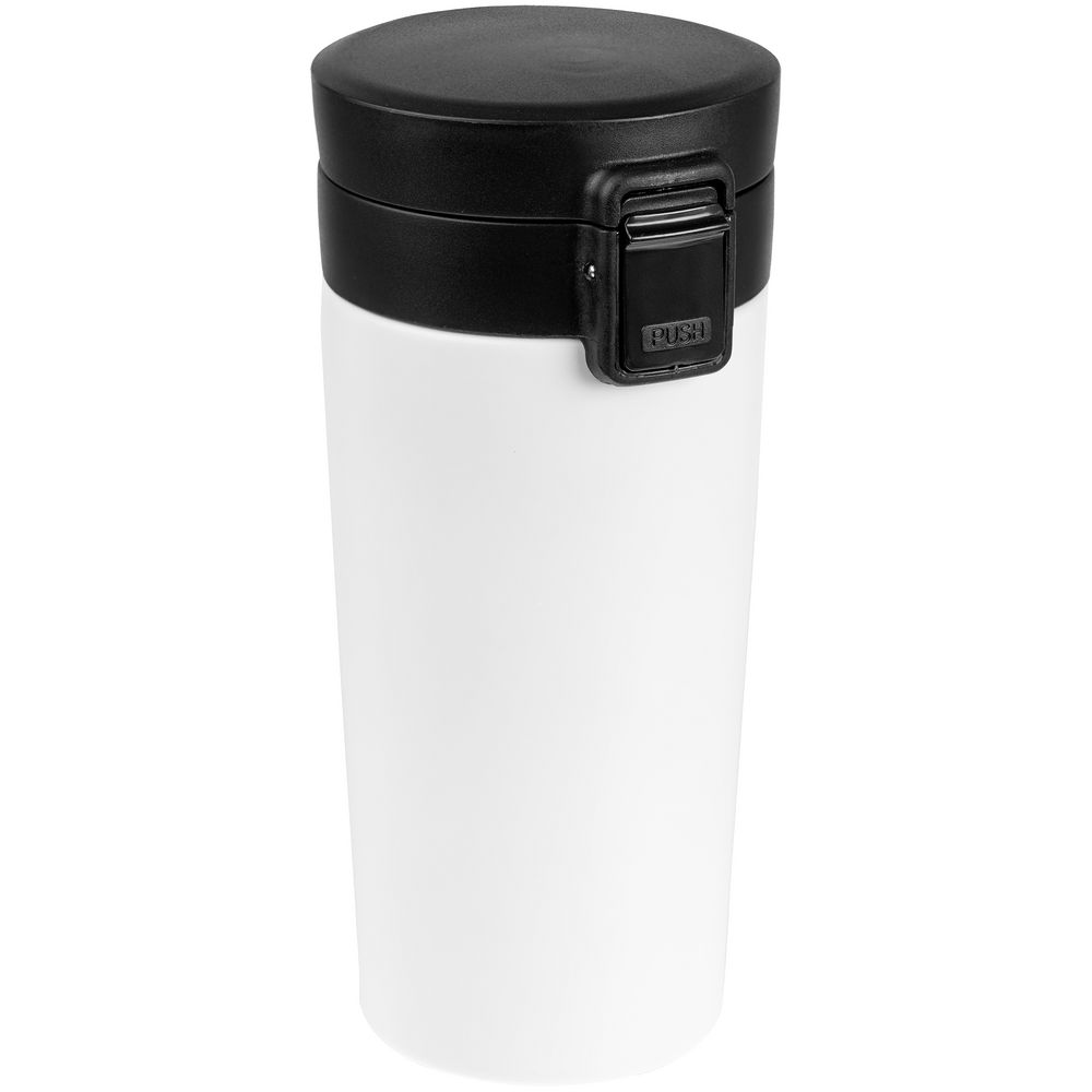 Термостакан с ситечком No Leak Infuser, белый с логотипом