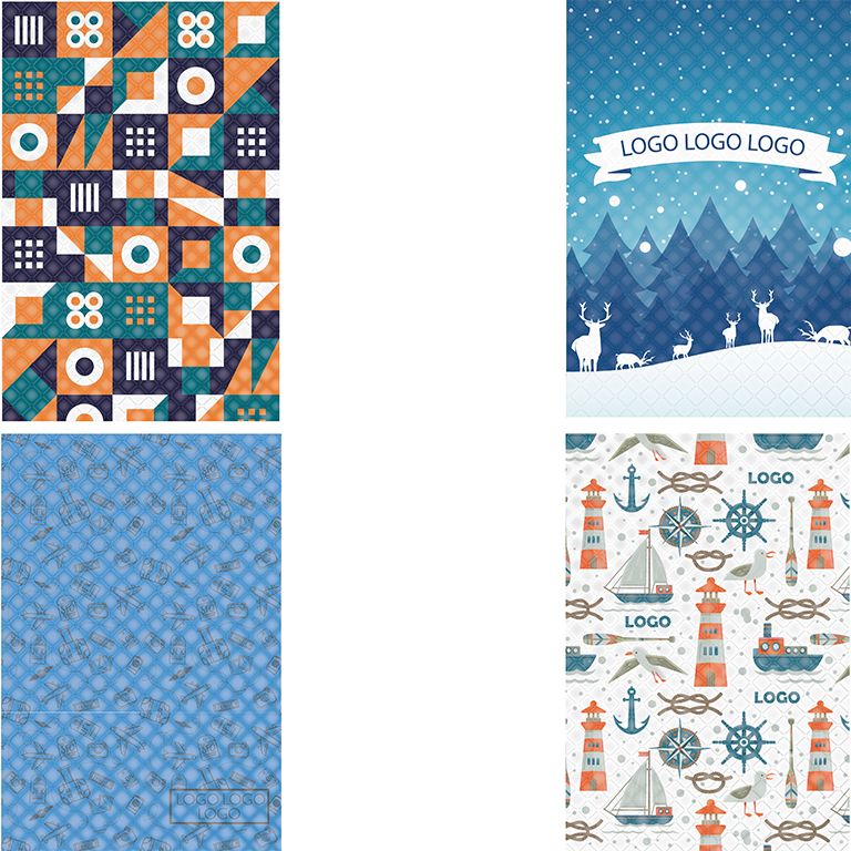 Покрывало Vello Color на заказ, M с логотипом