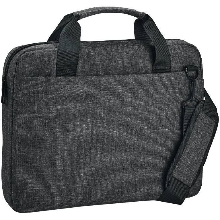 Сумка для ноутбука Graphs, темно-серая с логотипом