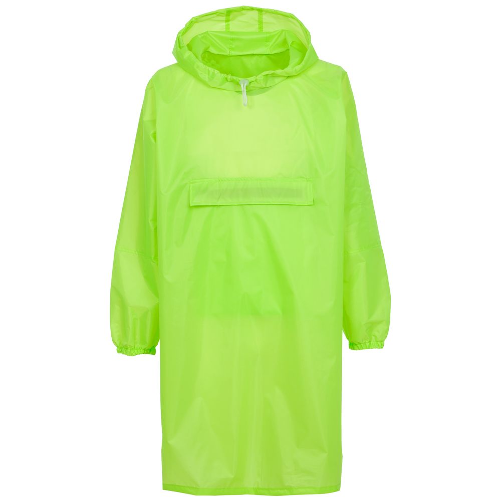 Дождевик-анорак Alatau, желтый неон, единый размер с логотипом