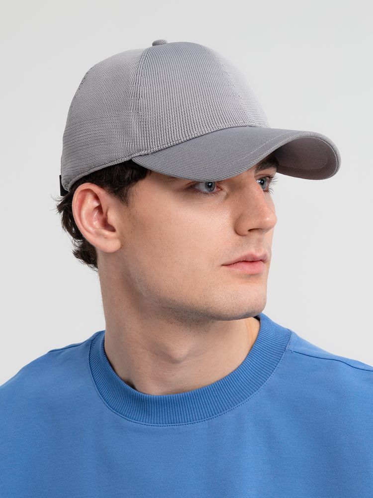 Бейсболка Dogoni, серая с логотипом