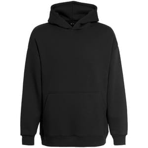 Худи оверсайз Kulonga Comfort Heavy, черное с логотипом