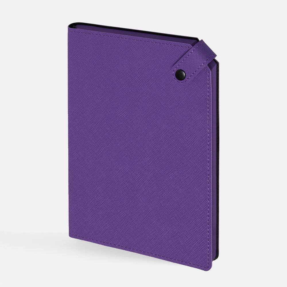 Ежедневник Espresso, недатированный, фиолетовый с логотипом