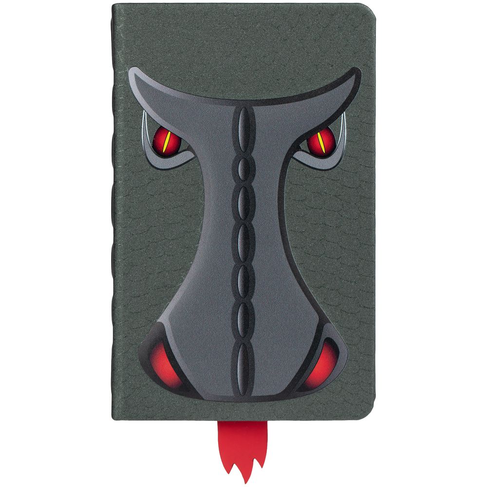 Ежедневник «Дракон», недатированный, темно-зеленый с логотипом