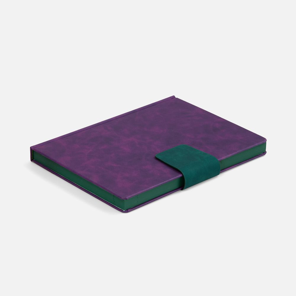 Ежедневник Grande Strap на заказ, датированный, фиолетовый с логотипом