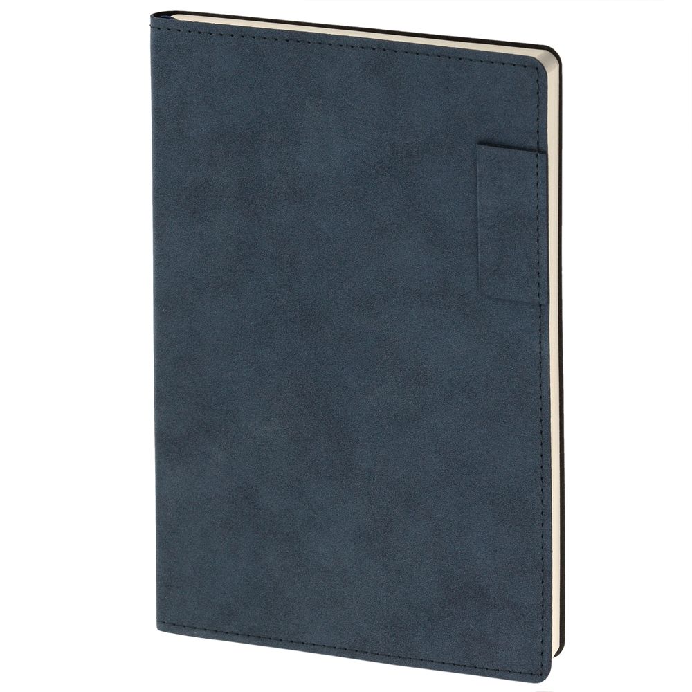 Ежедневник Lable, недатированный, темно-синий с логотипом