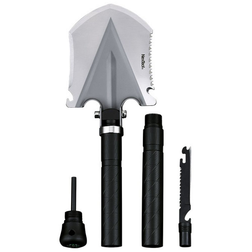 Многофункциональная лопата Nextool NE20013, черная с логотипом