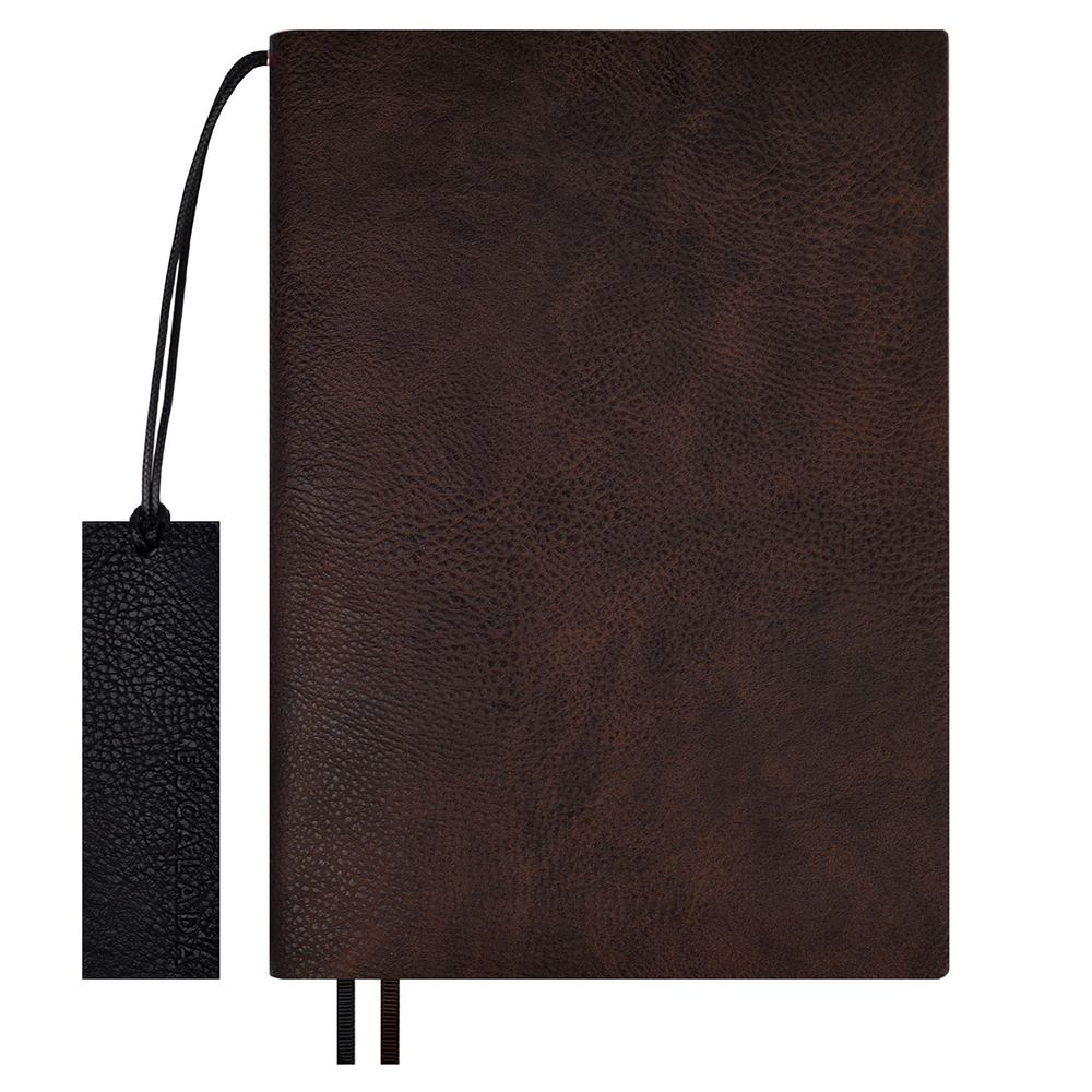 Ежедневник Avila, недатированный, коричневый с логотипом