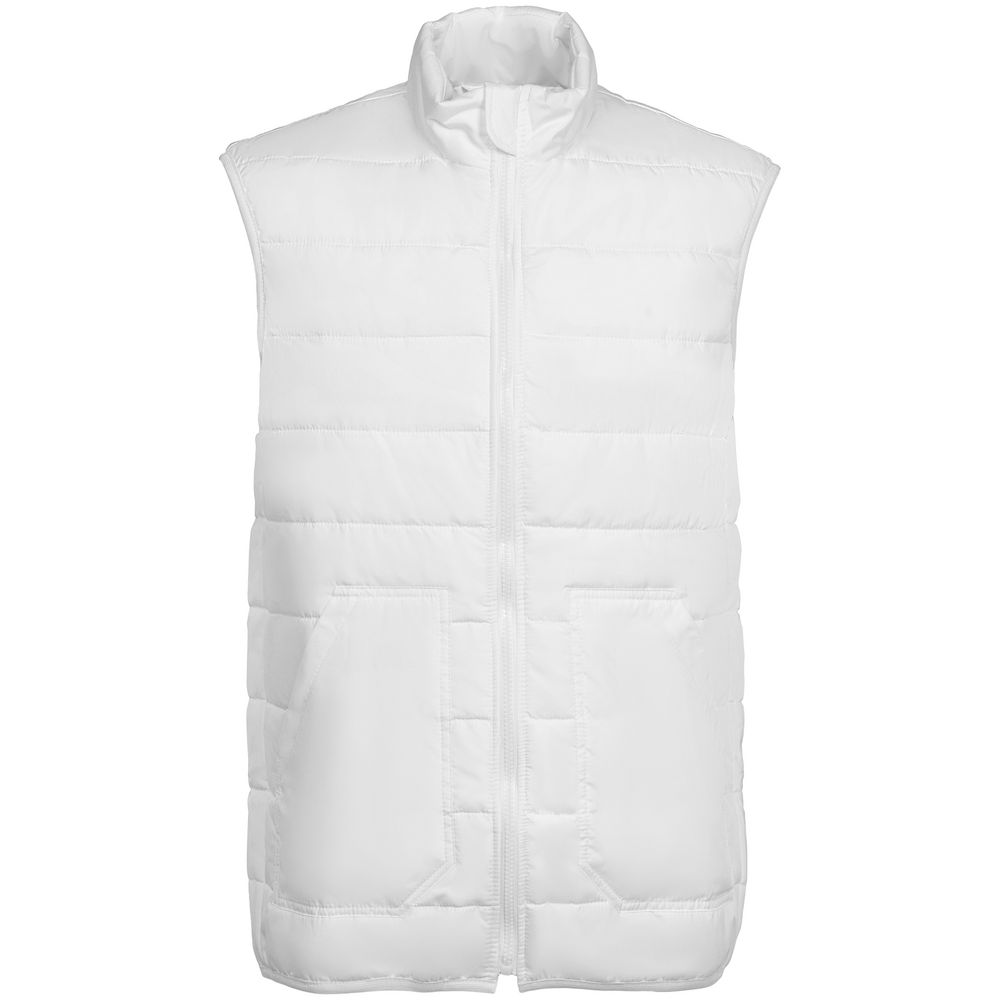 Жилет Leven, белый с логотипом