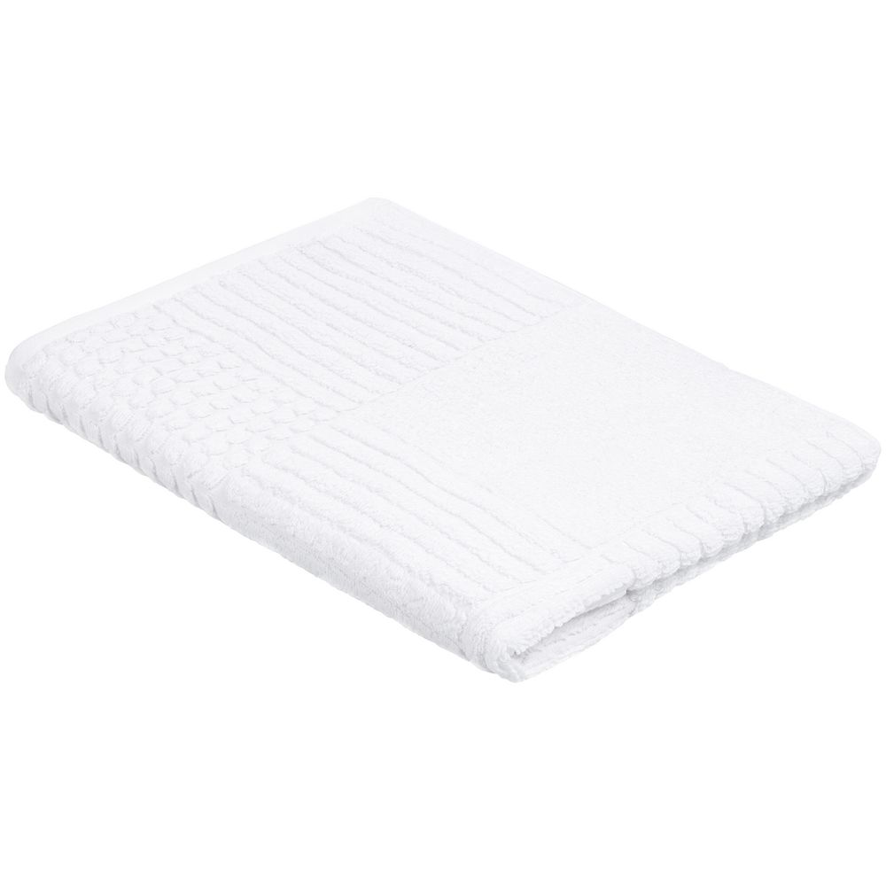 Полотенце Farbe, среднее, белое с логотипом