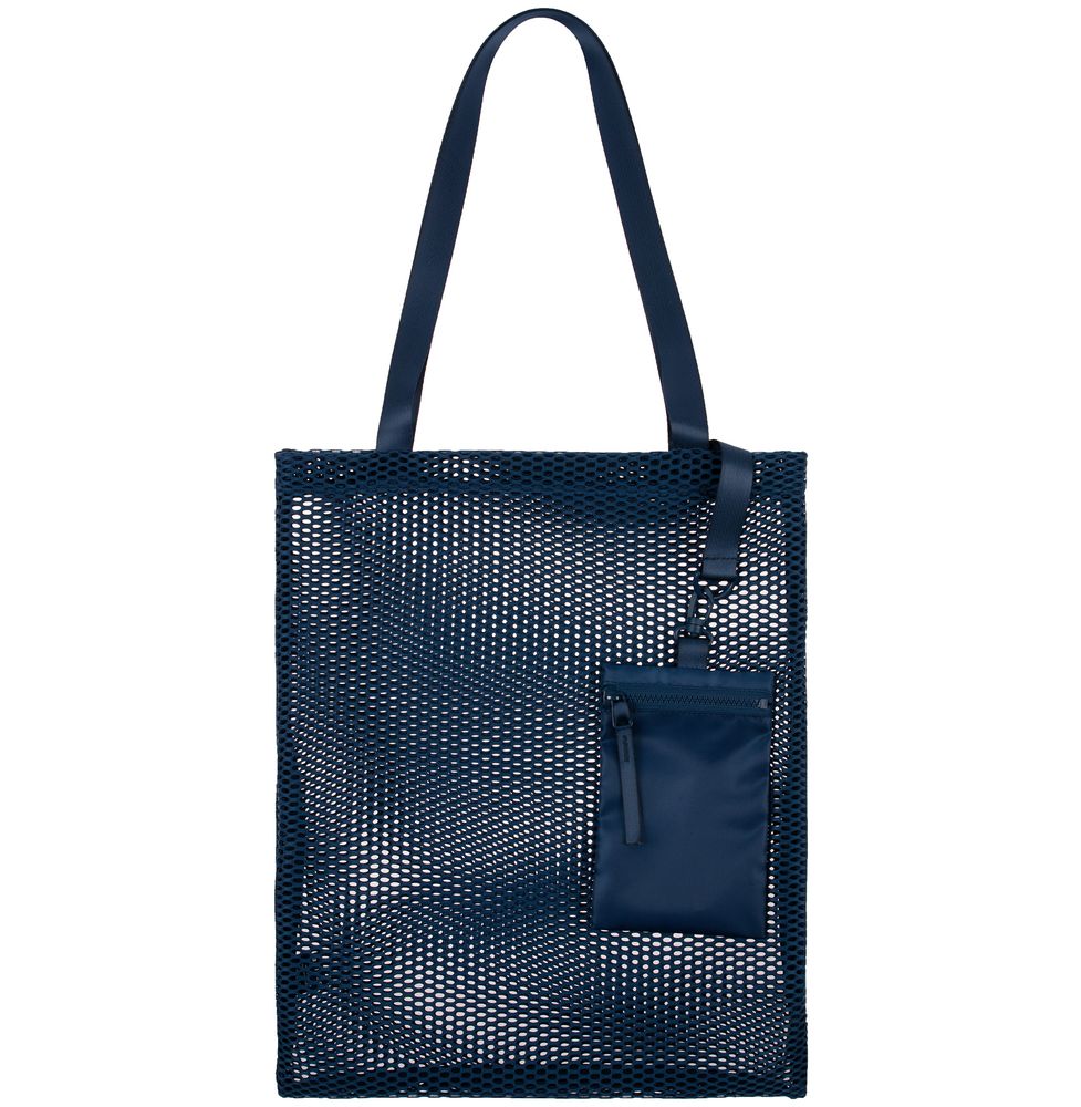 Шопер Verkko, темно-синий с логотипом