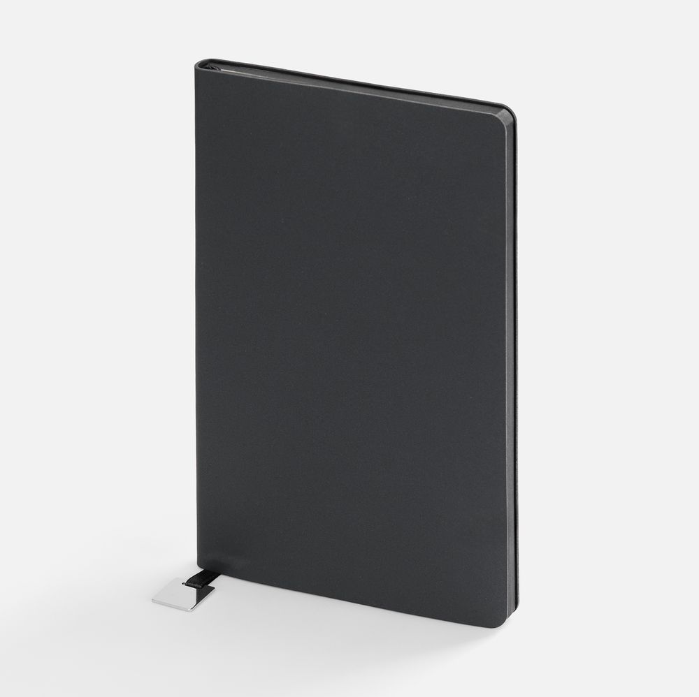 Ежедневник Shall Light, недатированный, черный с логотипом