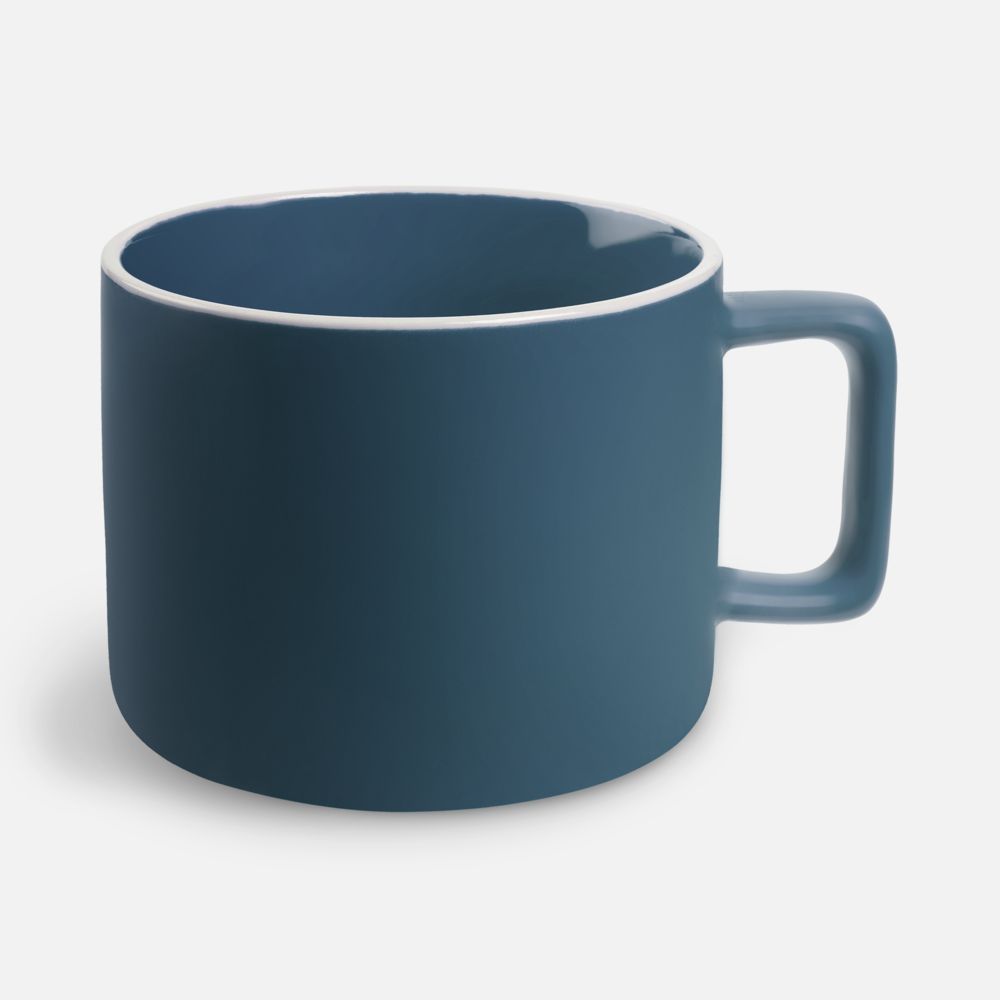 Чашка Fusion, светло-синяя с логотипом