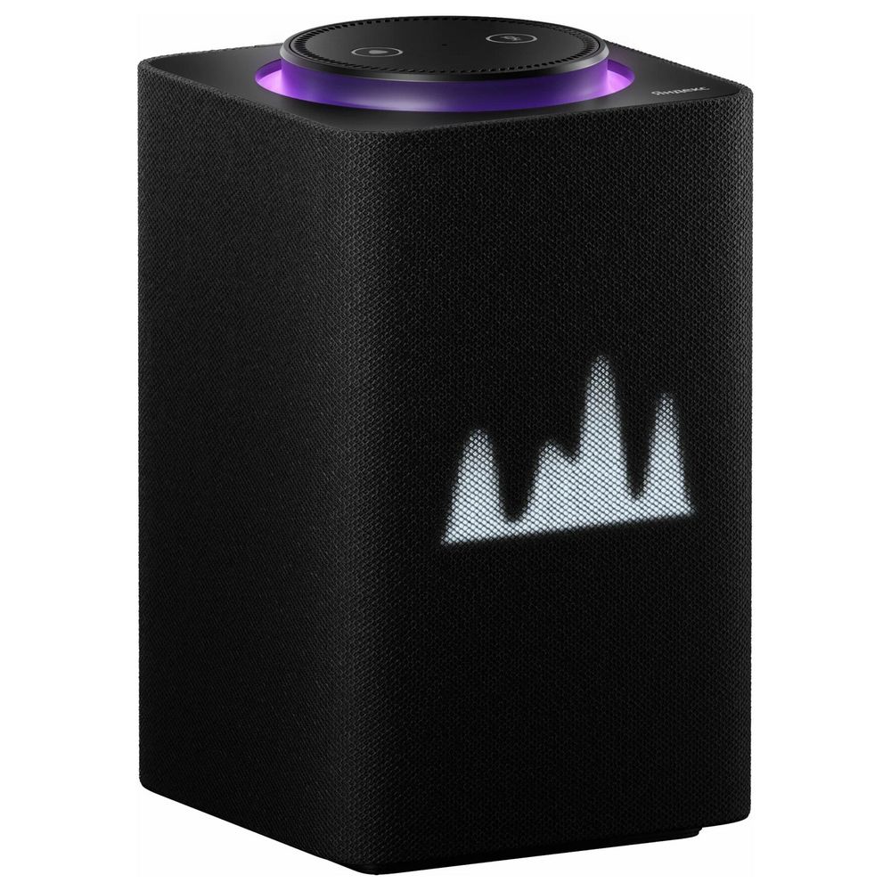 Умная колонка «Яндекс Станция Макс», черная с логотипом