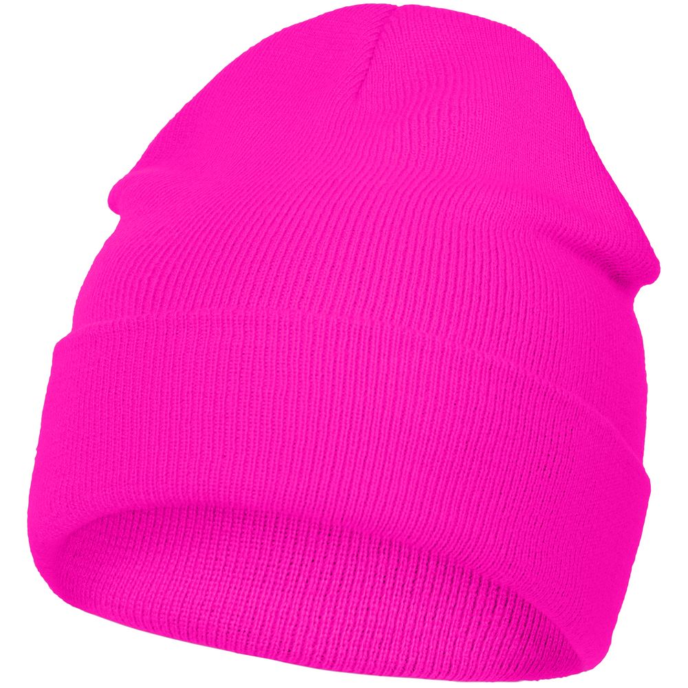 Шапка Urban Flow, розовый неон с логотипом
