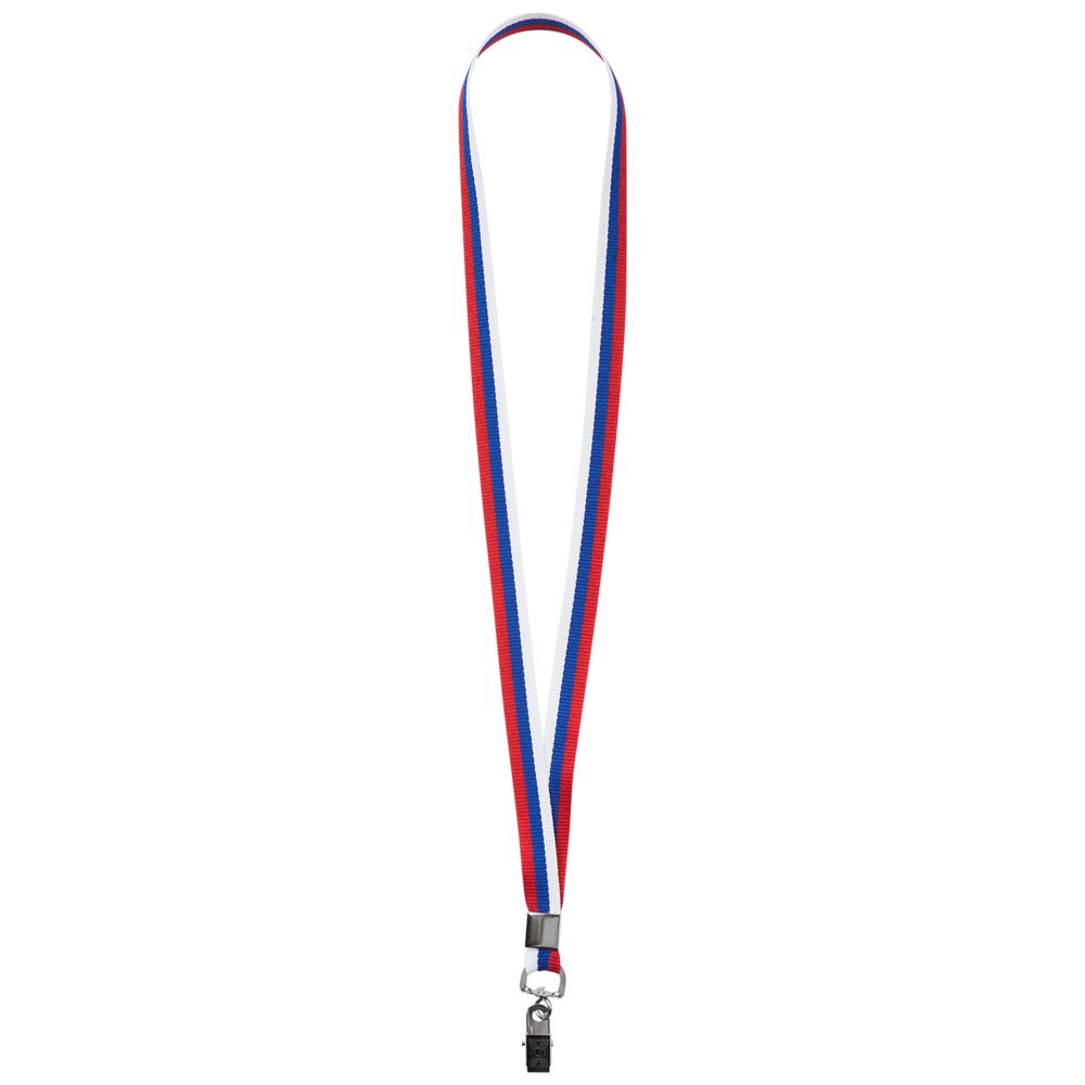 Лента для бейджа Citizen, триколор с логотипом