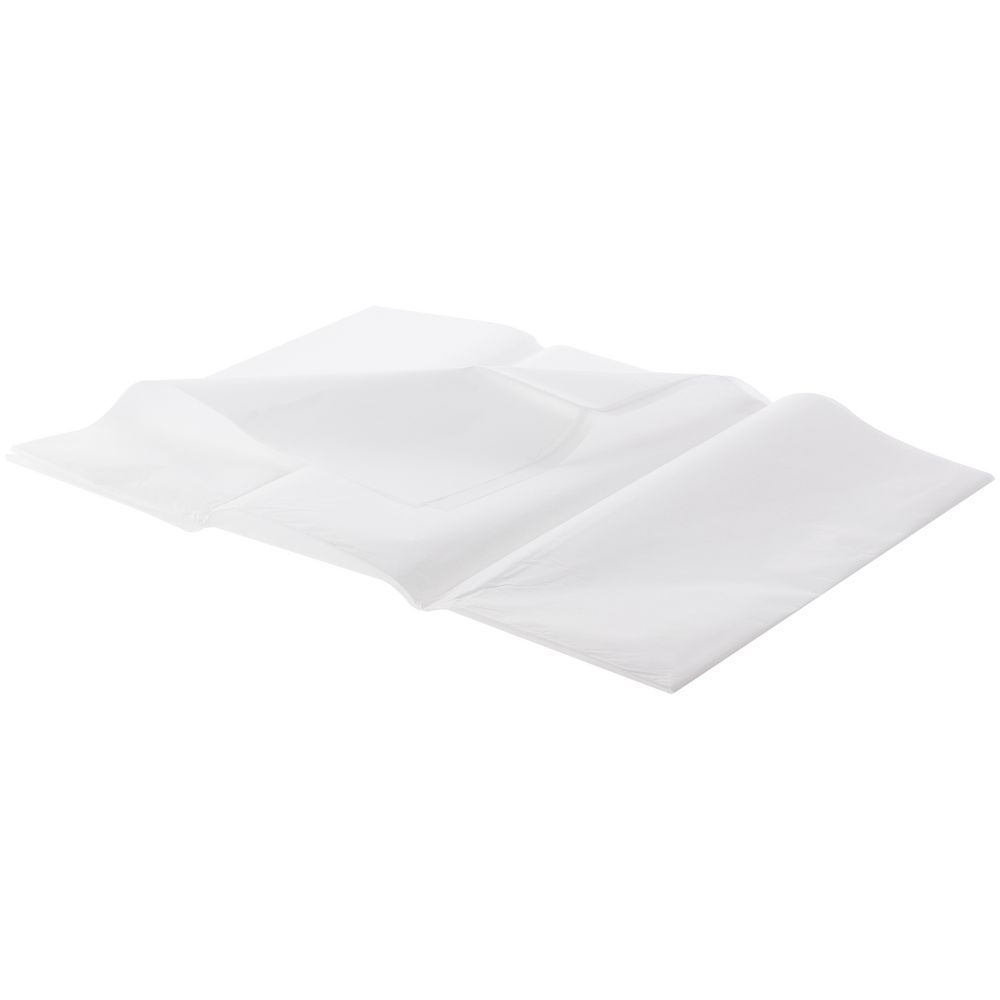 Декоративная упаковочная бумага Tissue, белая с логотипом