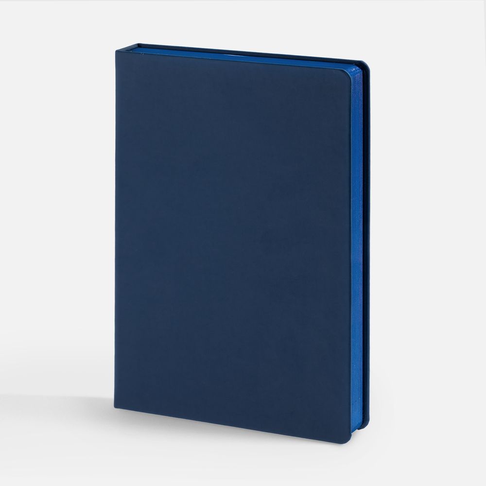 Ежедневник Shall, недатированный, синий с логотипом