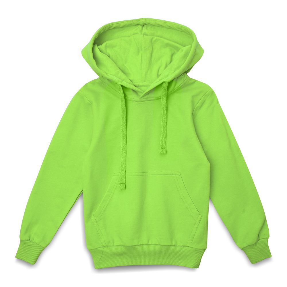 Худи детское Kirenga Kids 2.0, зеленое яблоко с логотипом