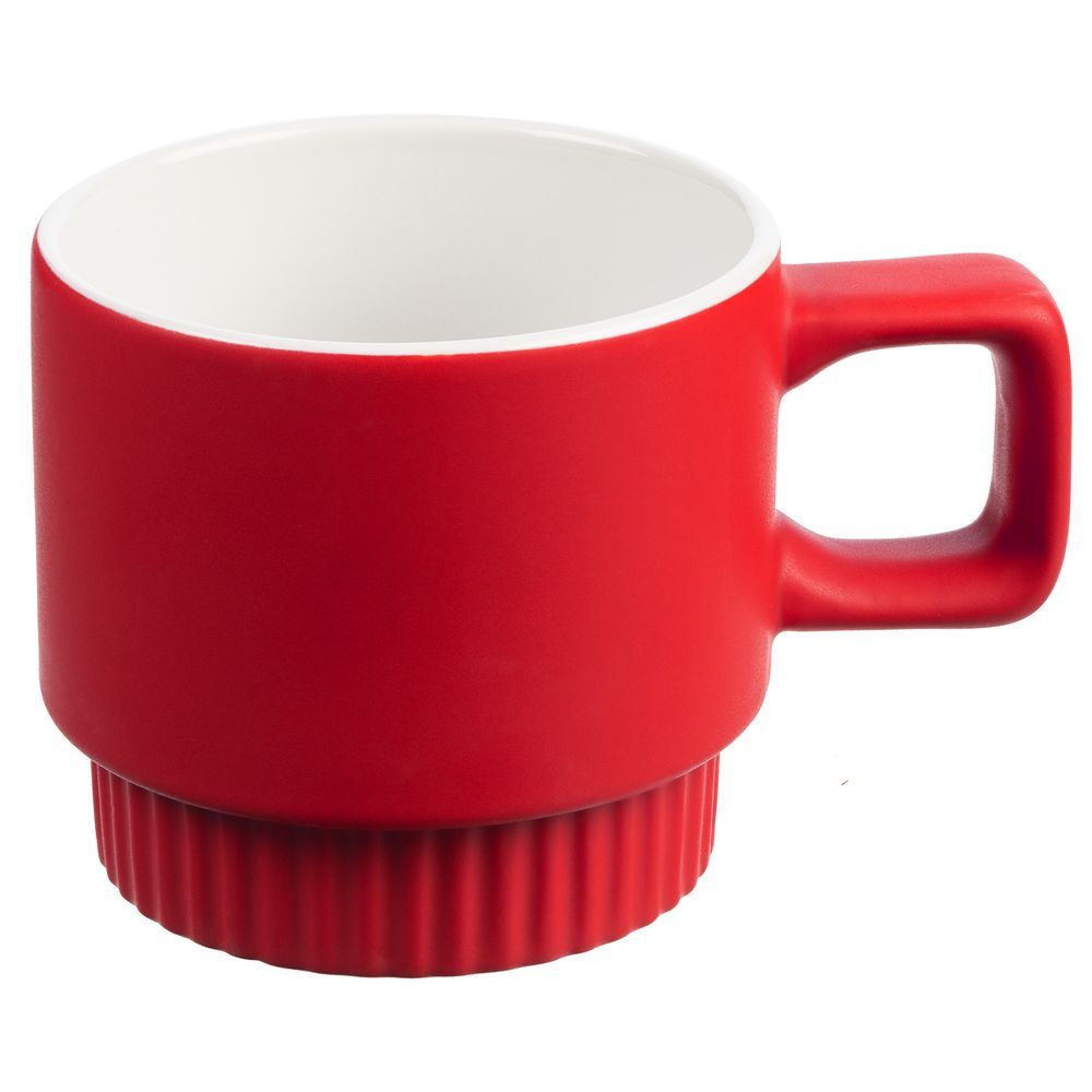 Кружка Forma Linea, красная с логотипом