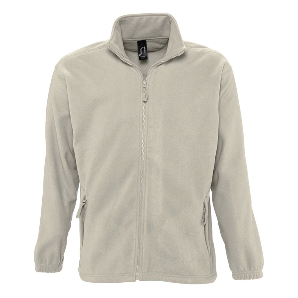 Куртка мужская North 300, бежевая с логотипом