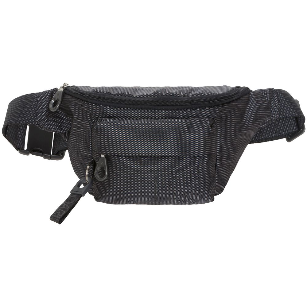 Сумка поясная MD20, темно-серая с логотипом