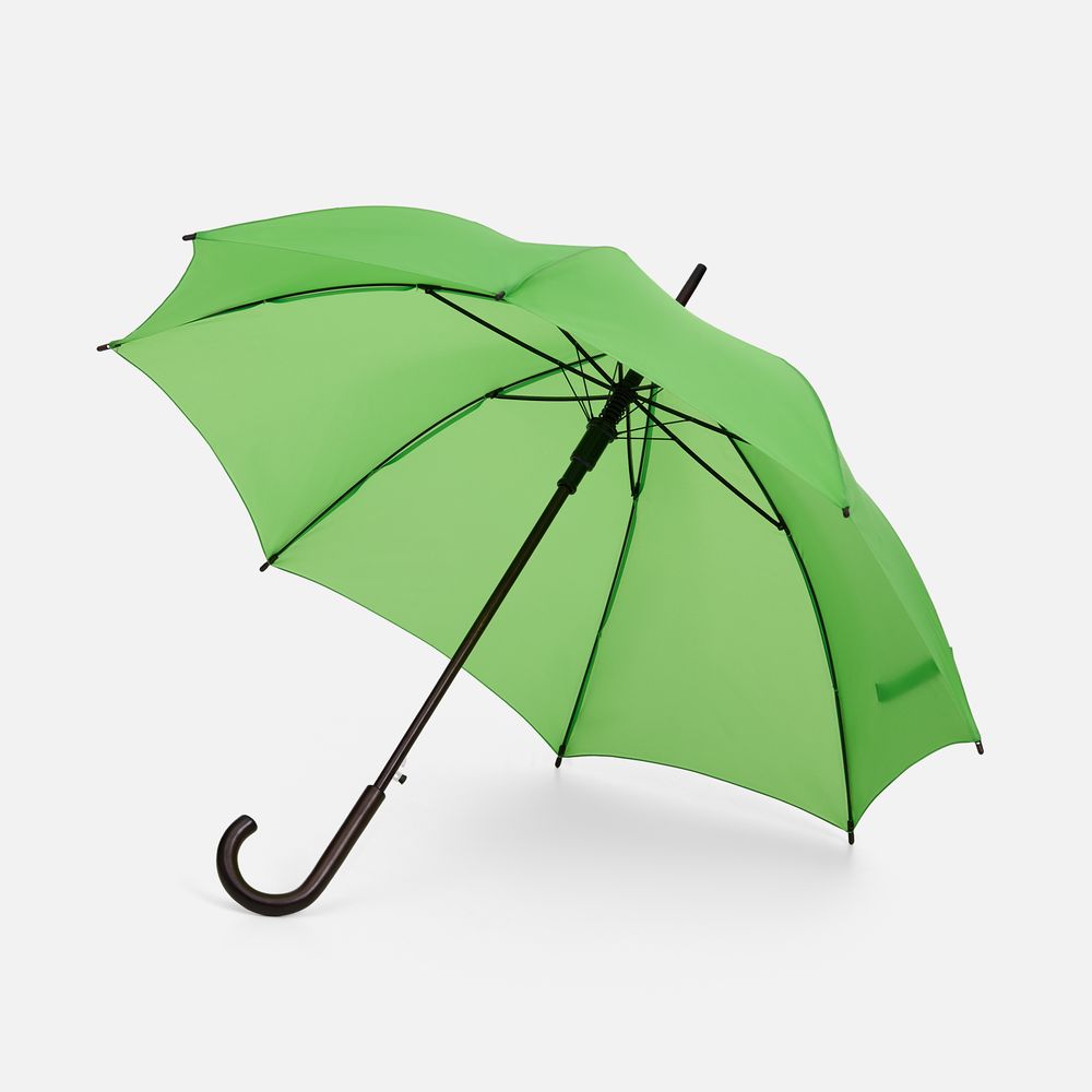 Зонт-трость Standard, зеленое яблоко с логотипом