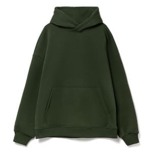 Худи Kulonga Oversize, темно-зеленый (хаки) с логотипом