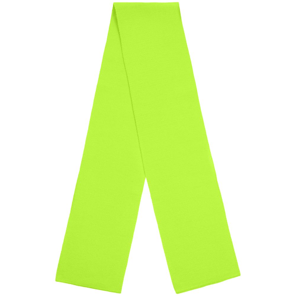 Шарф Urban Flow, салатовый неон с логотипом