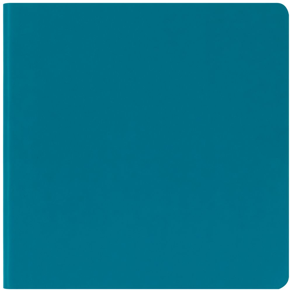 Блокнот Charm, бирюзовый с логотипом