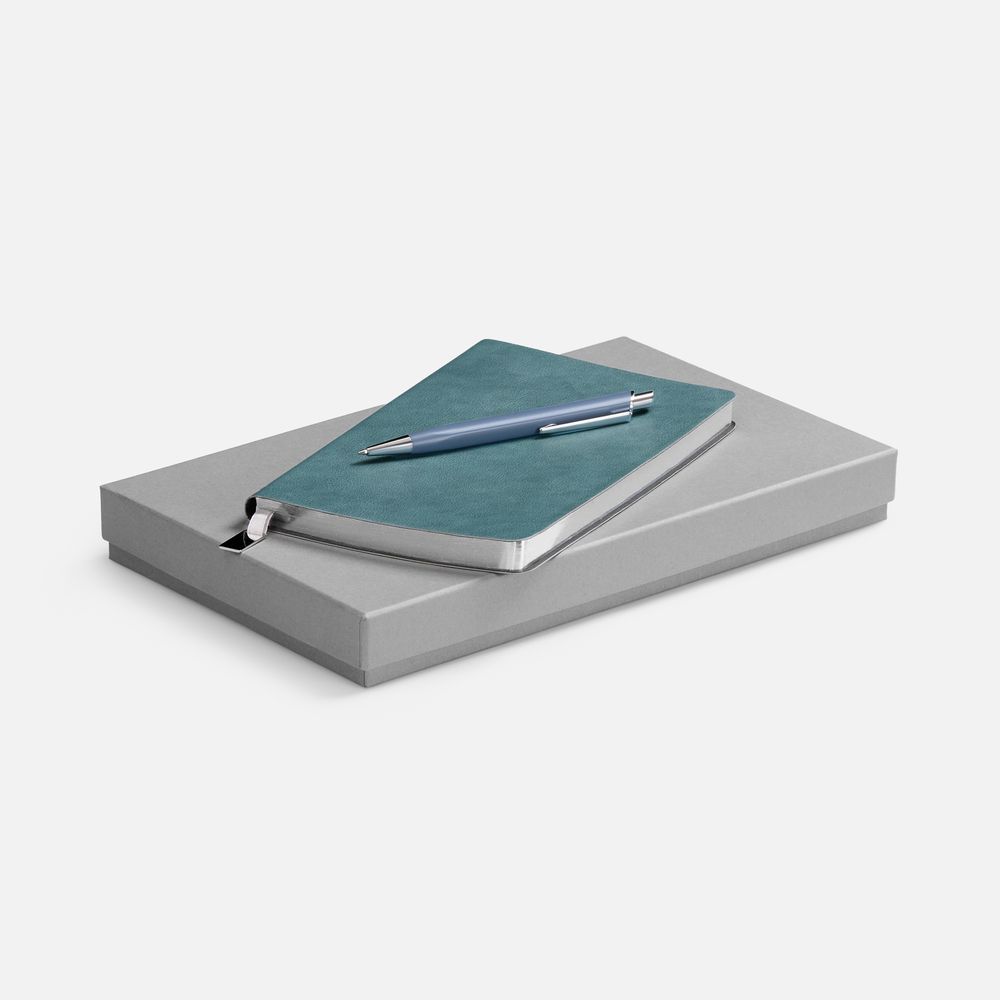 Набор Petrus, голубой с логотипом