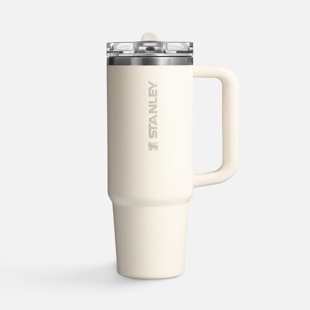 Термокружка Protour 890, кремовая с логотипом