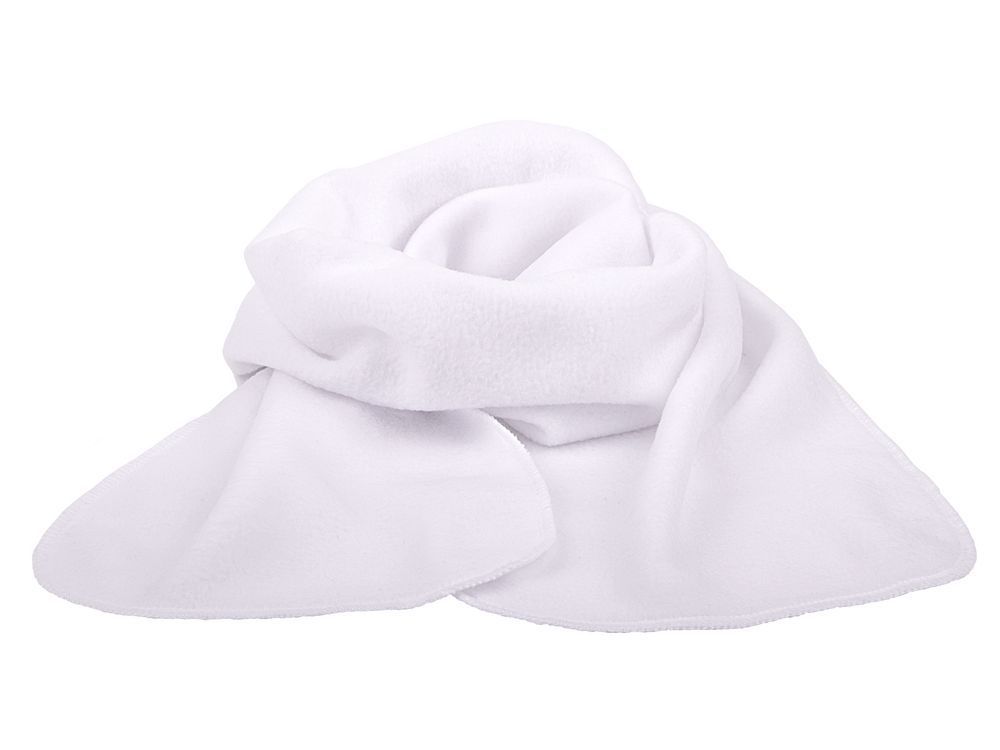 Шарфы с печатью логотипа. Шарф Fleecy по цене 407 ₽ руб. (артикул 17482.60) Шарф Fleecy, белый