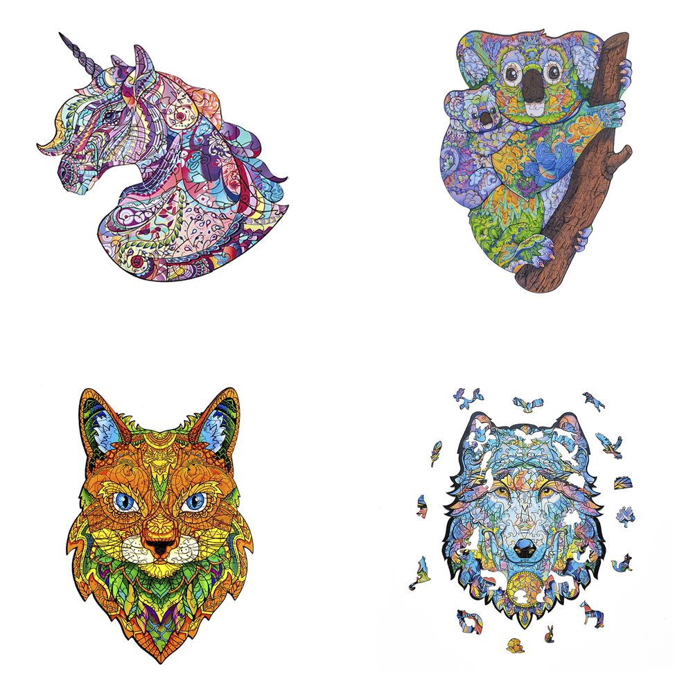 Пазлы деревянные Prezent Premium на заказ, S с логотипом