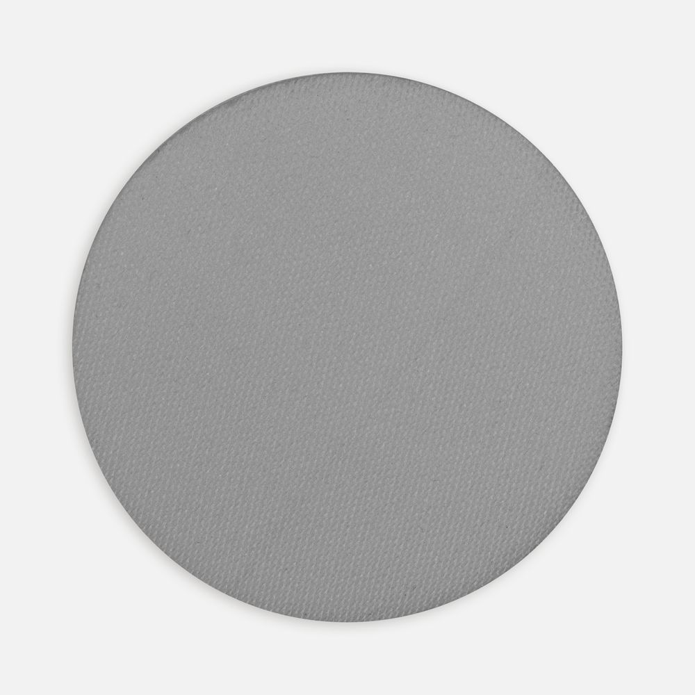 Наклейка тканевая Lunga Round, M, серая с логотипом