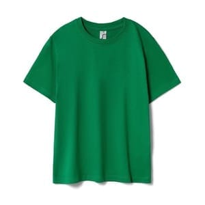 Футболка детская Regent Kids 150, ярко-зеленая с логотипом