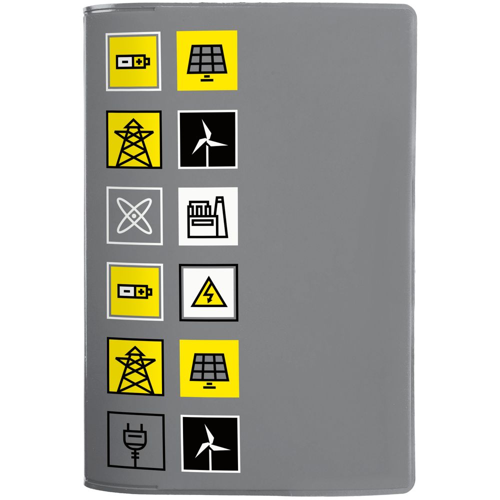 Обложка для паспорта Industry, ver.2, энергетика с логотипом