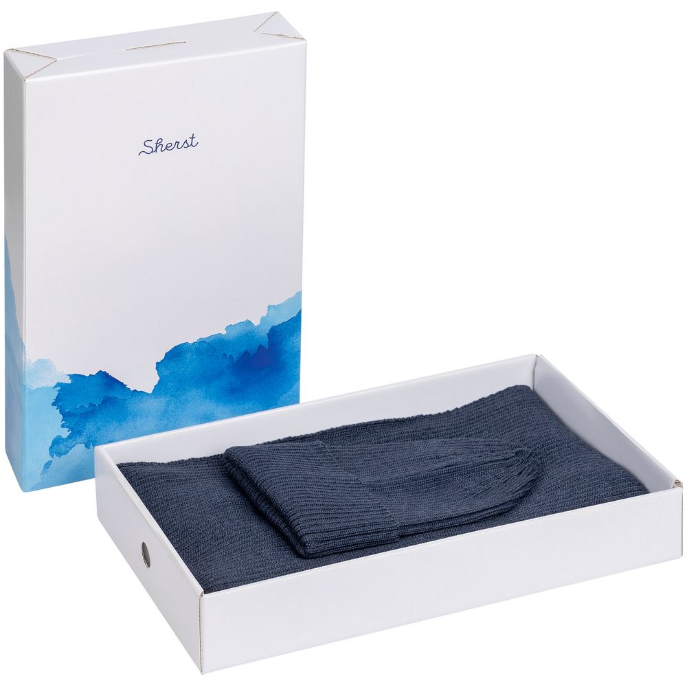 Набор Stout, синий меланж с логотипом