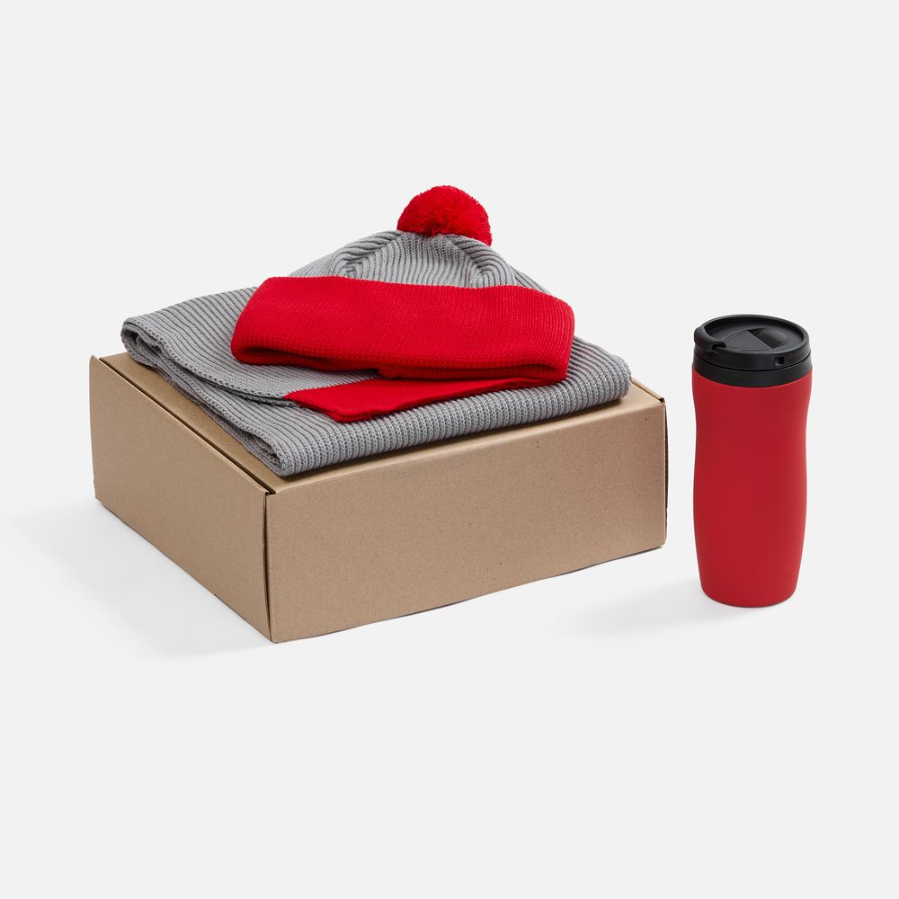 Набор Snappy Form, красный с логотипом