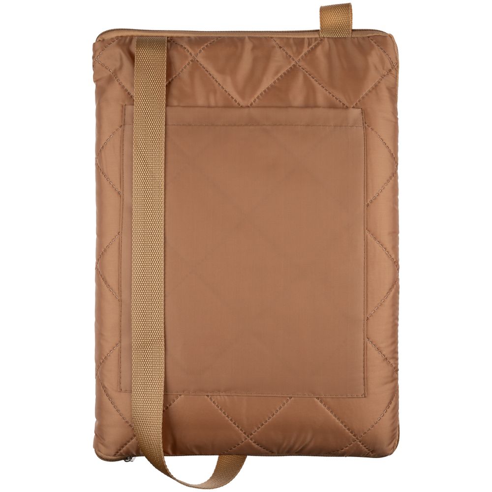 Плед для пикника Soft & Dry 2, бежевый с логотипом