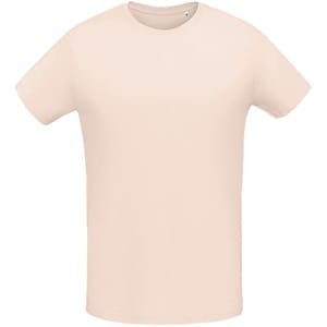 Футболка мужская Martin Men, розовая с логотипом