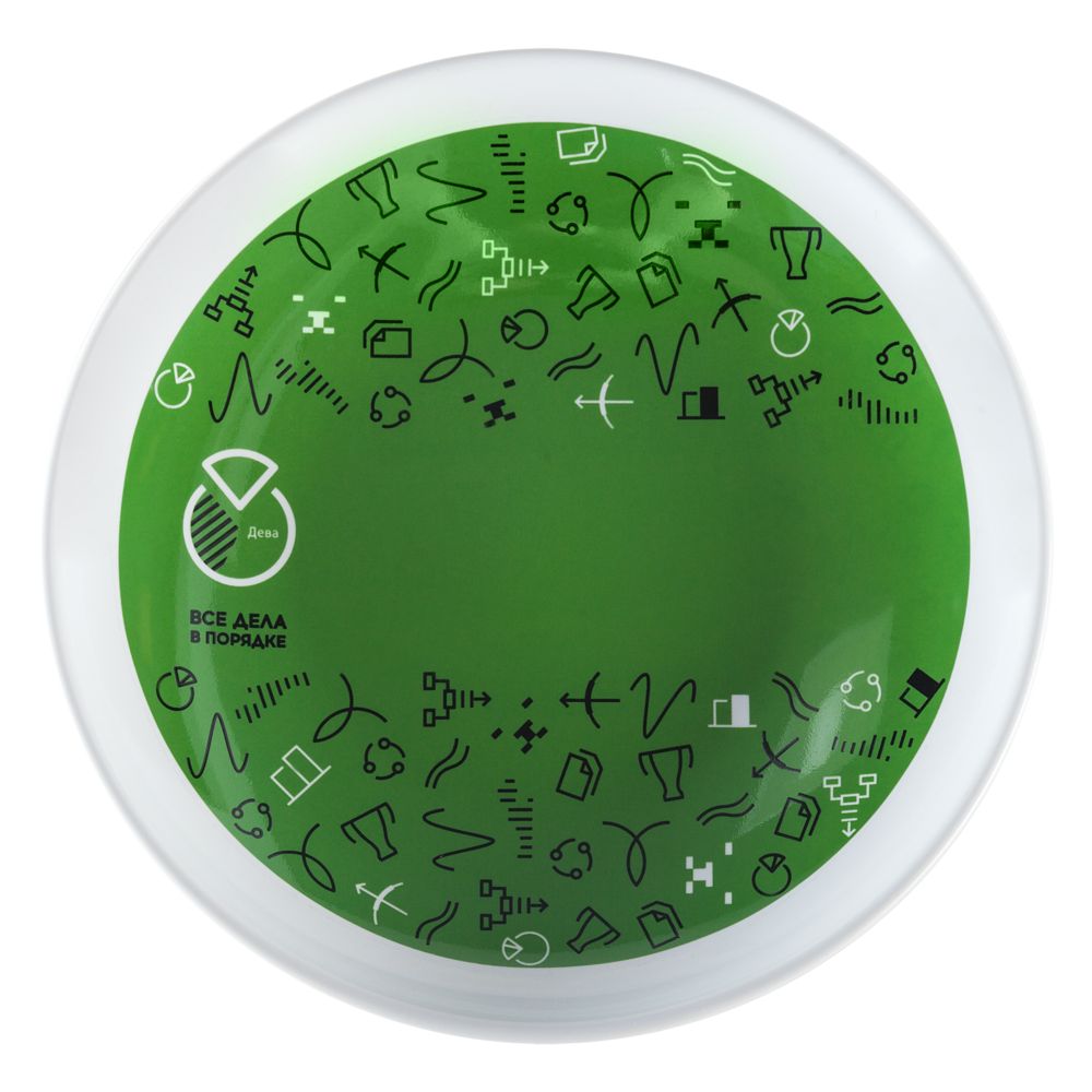 Тарелка наградная «Бизнес-зодиак. Дева» с логотипом