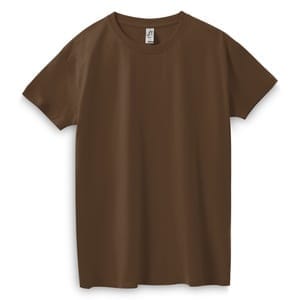 Футболка Imperial 190, коричневая с логотипом