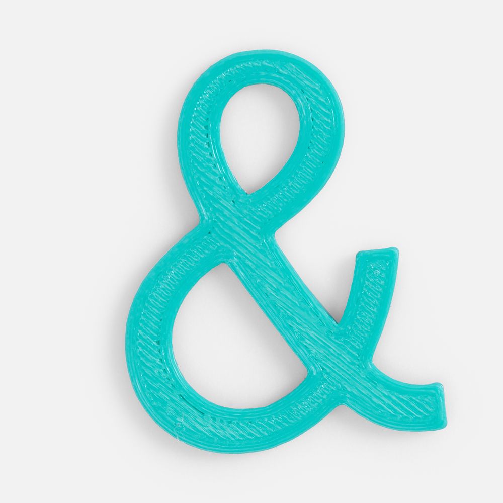 Подвеска Symbol, 3D-печать на заказ, амперсанд с логотипом