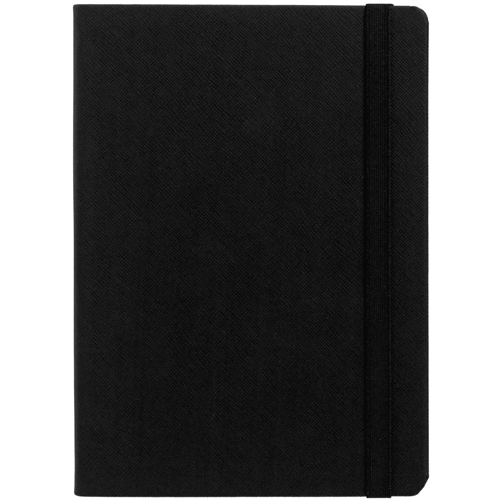 Ежедневник Must, датированный, черный с логотипом