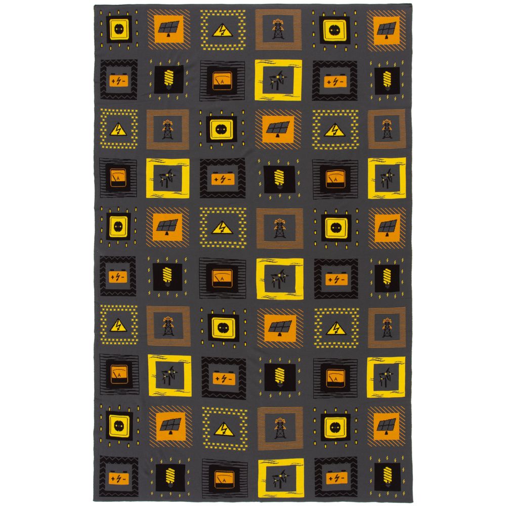 Плед Industry, энергетика с логотипом