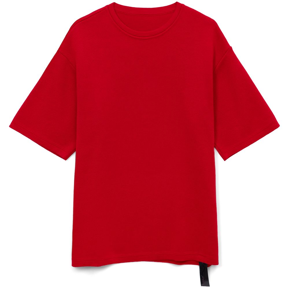 Джемпер с коротким рукавом Siluetti Volumica, красный с логотипом